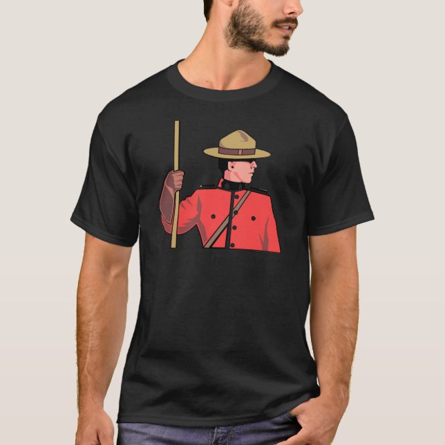 T-shirt Canadian Mounties (Devant)