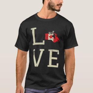 T-shirt Canadian Pride Canada Veines cardiaques Canada Dra