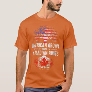 T-shirt Canadien américain