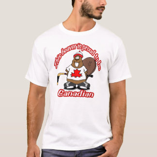 T-shirt canadien de castor