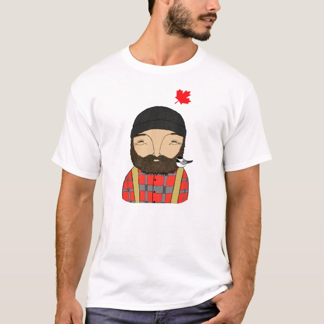 T-shirt canadien de graphique de Chickadee de (Devant)