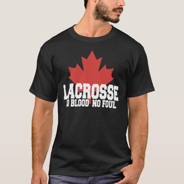 T-shirt Canadien de lacrosse du Canada (Devant)
