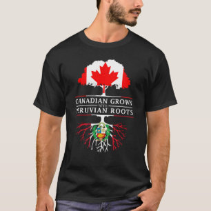 T-shirt Canadien développé avec la conception du Pérou  