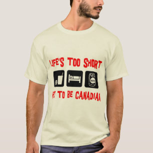 T-shirt canadien drôle