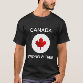 T-shirt canadien fort et gratuit