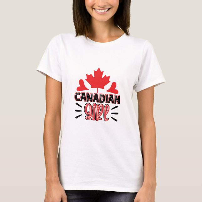 T-shirt Canadienne (Devant)