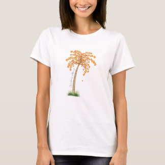 T-shirt Canadiens à l'étranger Palme d'érable par Mukta Ch