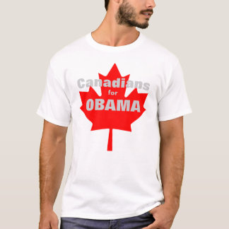 T-shirt Canadiens pour Obama