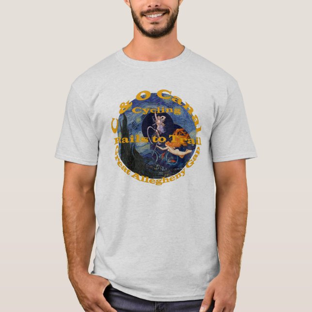 T-shirt Canal C et O Grand Allegheny Gap Vélo vélo (Devant)
