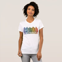Canal House Row Amsterdam Holland Dutch Rainbow