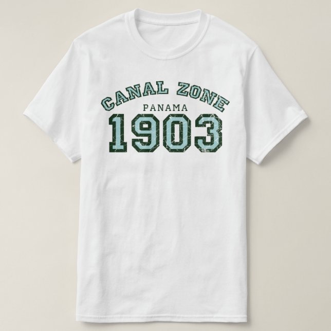 T-shirt Canal Zone 1903 (Design devant)