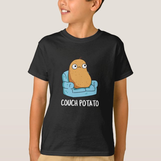 T-shirt Canapé pomme de terre amusante pomme de terre BG f (Devant)
