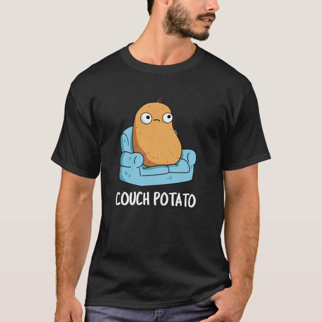 T-shirt Canapé pomme de terre amusante pomme de terre BG f (Devant)