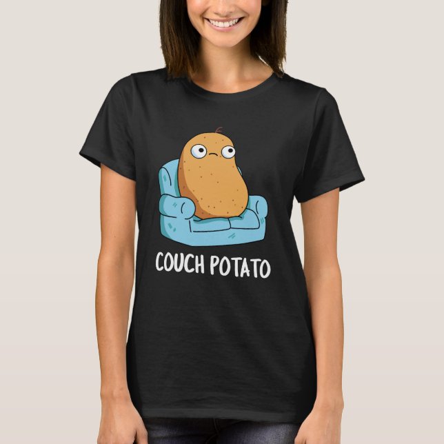 T-shirt Canapé pomme de terre amusante pomme de terre BG f (Devant)