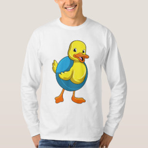 T-shirt Canard à nager avec anneau de nage