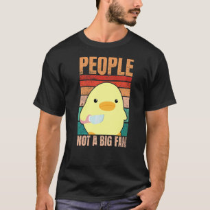 T-shirt Canard Avec Couteau Gens Pas Un Gros Ventilateur P