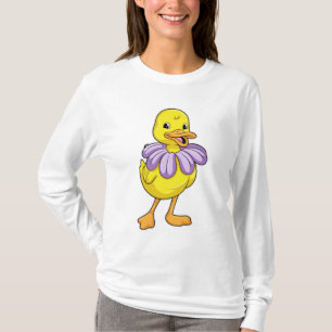 T-shirt Canard avec marguerite