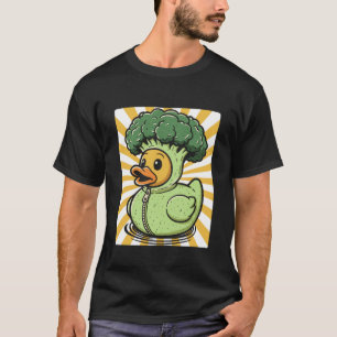 T-shirt Canard Brocolis Végétal Végétalien Végétarien