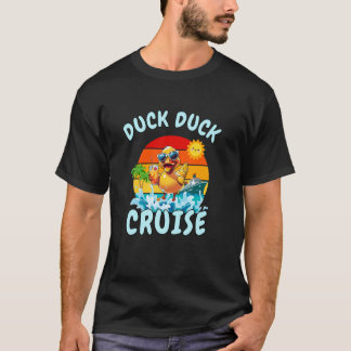 T-shirt Canard Canard Croisière Cache Trouve Cocktail Palm
