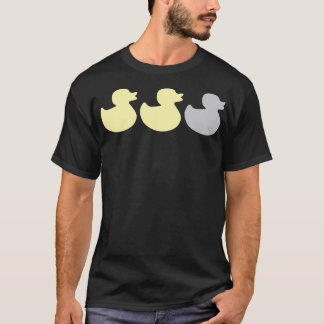 T-shirt Canard canard du Minnesota Canard gris Canard