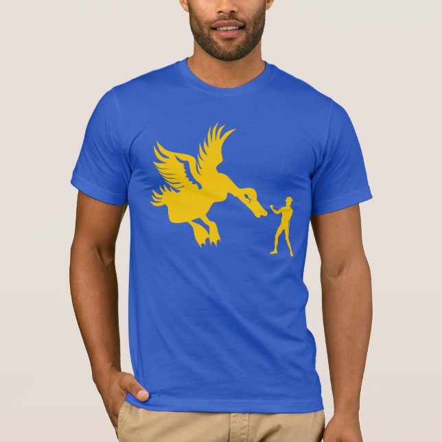 T-shirt Canard classé par cheval (Devant)