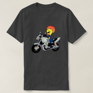 T-shirt Canard Cool qui conduit une moto