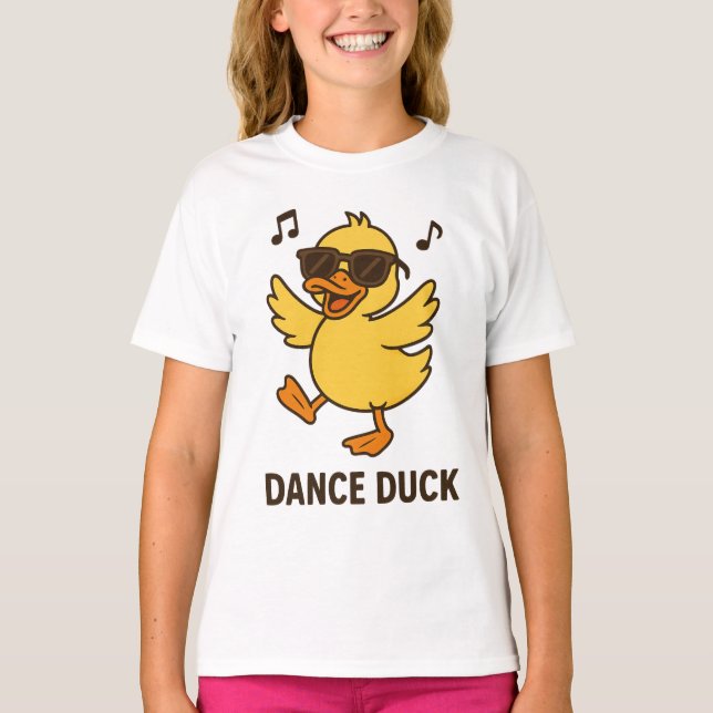 T-shirt Canard dansant cool (Devant)