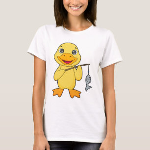 T-shirt Canard de pêche de canard