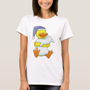 T-shirt Canard dormant avec casquette