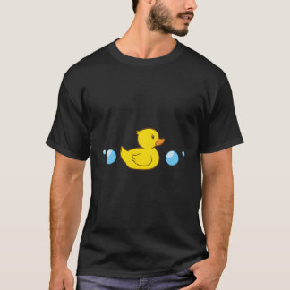 T-shirt Canard En Caoutchouc Dans L'Eau Aimer Canards En C