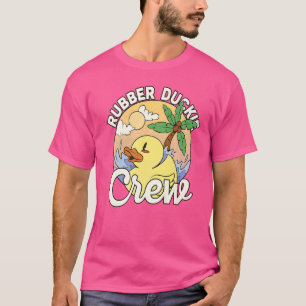T-shirt Canard en caoutchouc équipage de caneton en caoutc