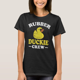 T-shirt Canard en caoutchouc Jaune Canards de bain de l'éq