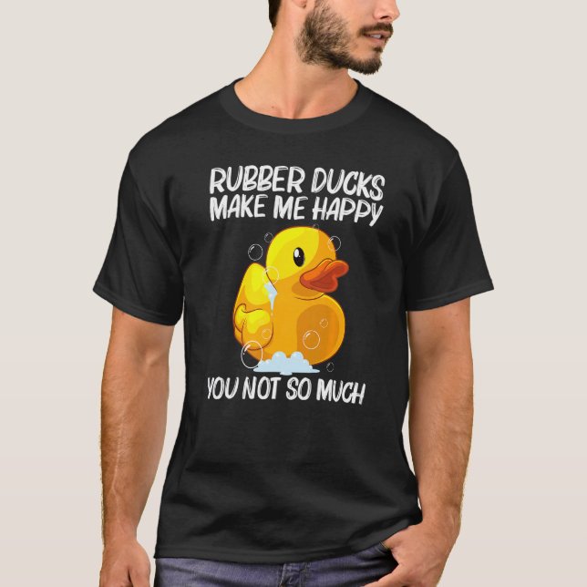 T-shirt Canard En Caoutchouc Migné Pour Hommes Femmes Enfa (Devant)