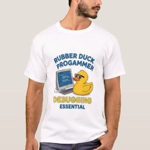 T-shirt Canard en caoutchouc Programmeur Drôle Débogage Es