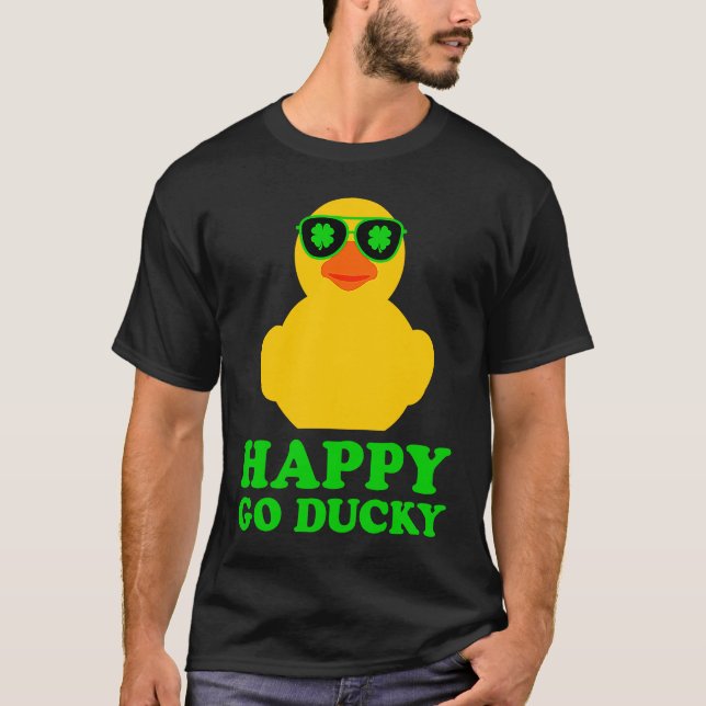T-shirt Canard en caoutchouc Quatre feuilles Lunettes de s (Devant)