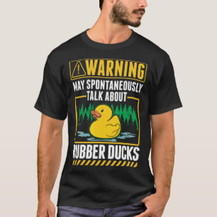 T-shirt Canard en caoutchouc Squeaky Canard Canard Bain Ca