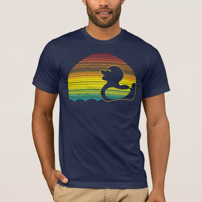 T-shirt Canard en caoutchouc Sunset (Devant)