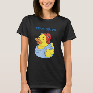 T-shirt Canard en caoutchouc Team Bride Fête de célibatair