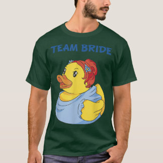 T-shirt Canard en caoutchouc Team Bride Fête de Enterremen