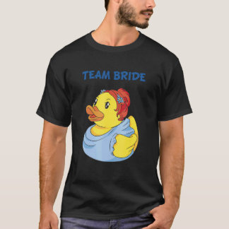 T-shirt Canard en caoutchouc Team Bride Fête de Enterremen
