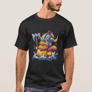 T-shirt Canard en caoutchouc Viking Casque en caoutchouc V