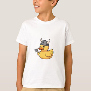T-shirt Canard en caoutchouc Viking féroce Bataille à la h