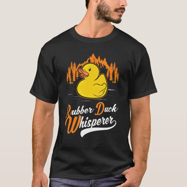 T-shirt Canard en caoutchouc Whisperer Canard en caoutchou (Devant)