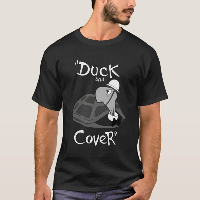 T-shirt Canard Et Couvercle Bert La Tortue (Devant)