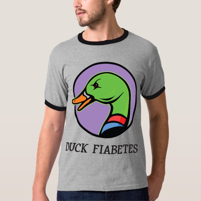 T-shirt Canard Fiabetes (Devant)