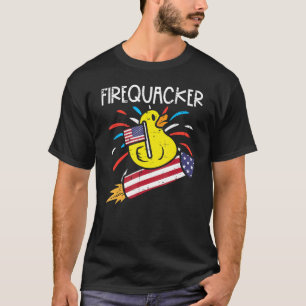 T-shirt Canard Firequacker 4 juillet Patri