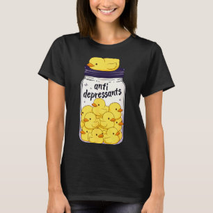 T-shirt Canard jaune drôle pot anti dépressif Zoo garçons