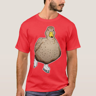 T-shirt Canard Patinage sur glace Patins sur glace