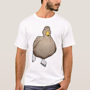 T-shirt Canard Patinage sur glace Patins sur glace
