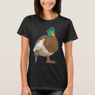 T-shirt Canard Pirate Pied en bois